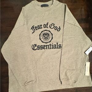 Fear of God Essentials Long Sleeve Shirt - Brand New w/Tags! Large